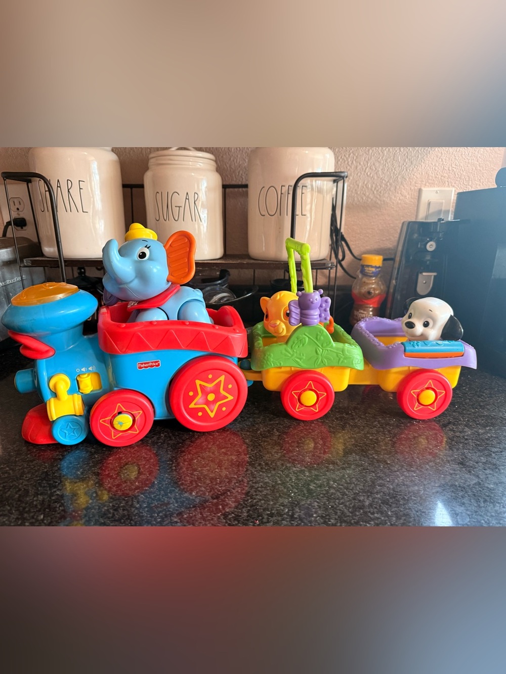 Fisher-Price Disney Baby Amazing Animals Sing-Along Choo-Choo Train Set